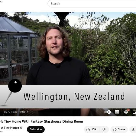 Tiny House With Greenhouse Dining Lower Hutt Exterior photo