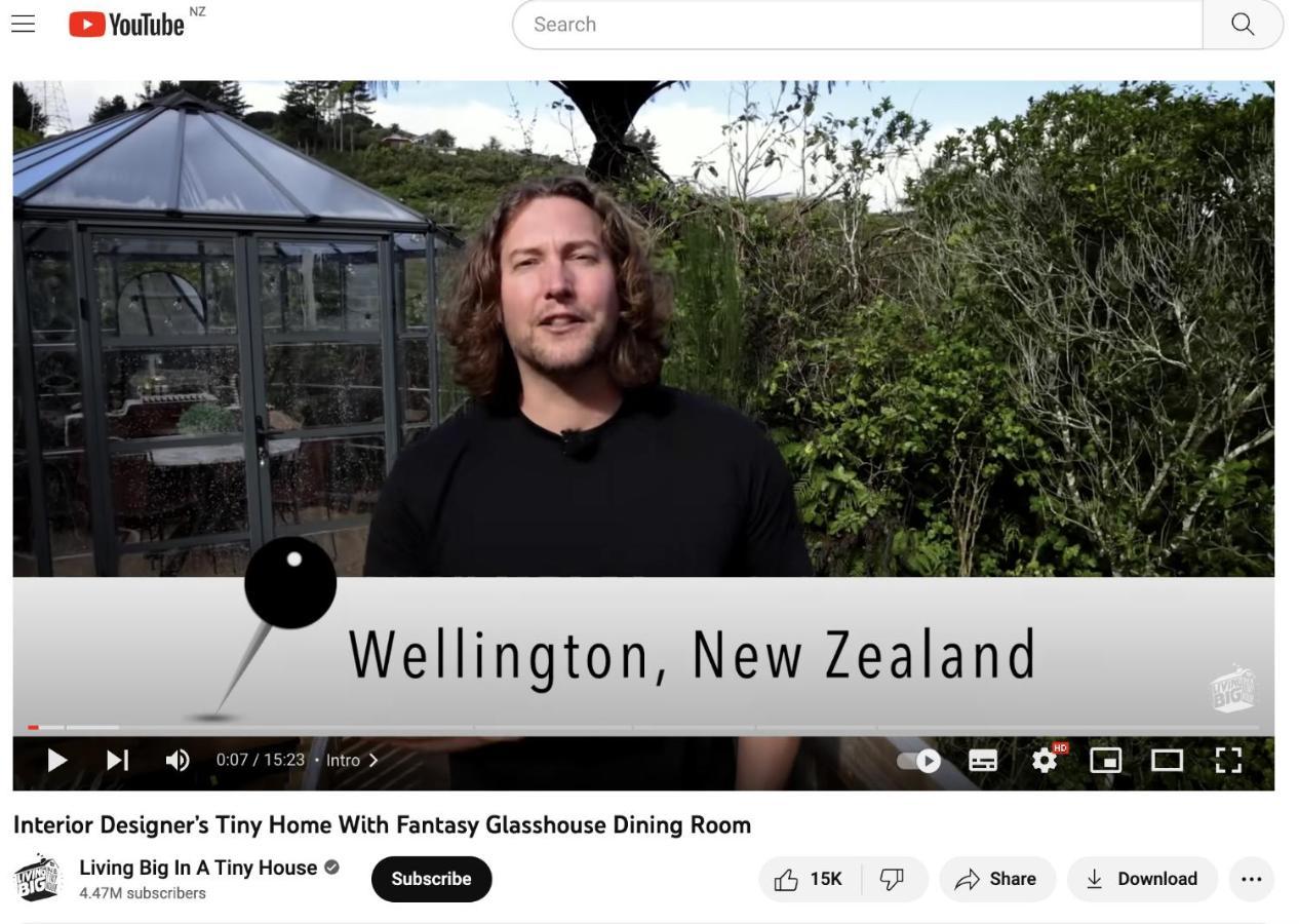 Tiny House With Greenhouse Dining Lower Hutt Exterior photo